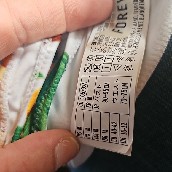 Forever 21 Bikini Bottom (S) Top (M) - Picture 6 of 8